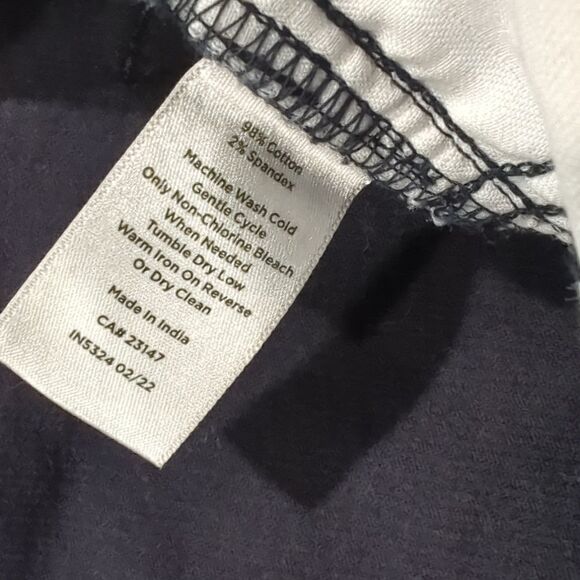 Talbots Corduroy Straight Leg Pants Size 14 Black - Picture 7 of 10